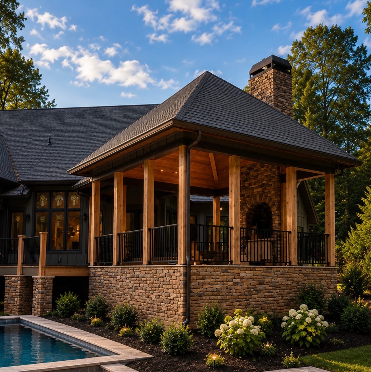 Screened Porch & Pool Surround